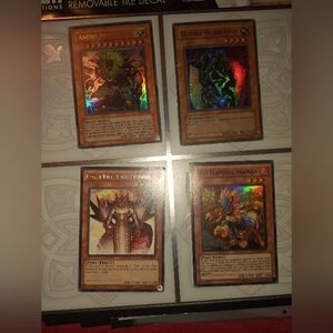 Set of 4 yugioh cards